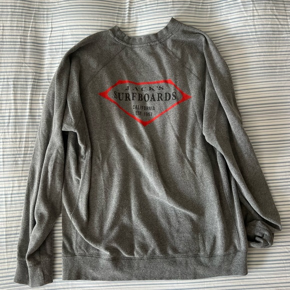 Jacks Surfboard Grey Pullover - Picture 1 of 3